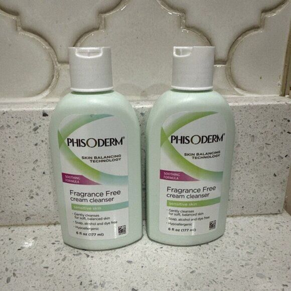 2-Phisoderm Fragrance Free Cream Cleanser Sensitive Skin, 6 Fl Oz - Picture 1 of 1